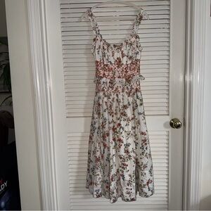 Anthropologie Floral Print Dress. Sz M